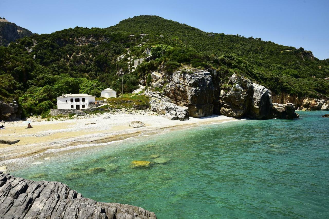 Mylopotamos Beach House Bagian luar foto