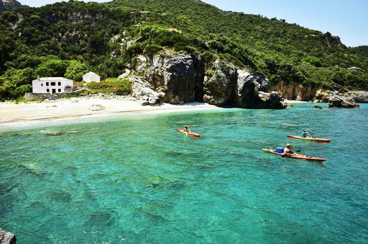 Mylopotamos Beach House Bagian luar foto